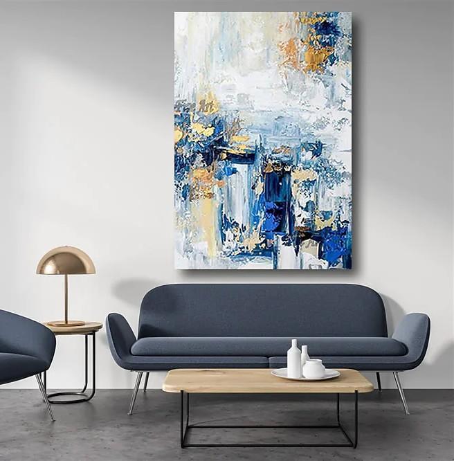 Large Modern Paintings for Dining Room, Hand Painted Canvas Art, Buy ...