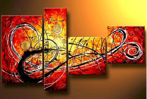 4 Piece Canvas Painting