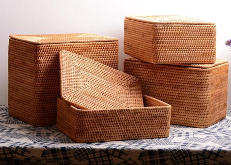 Storage Basket with Lid