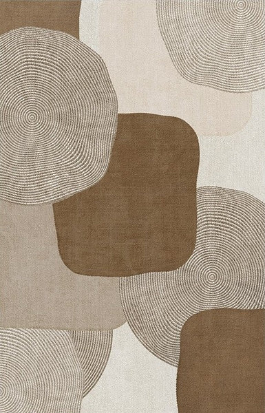 Abstract Rugs for Living Room, Geometric Contemporary Modern Rugs Next to Bed, Extra Large Modern Area Rugs-ArtWorkCrafts.com