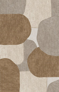 Abstract Area Rugs for Living Room, Modern Rugs for Interior Design, Contemporary Abstract Rugs for Dining Room-ArtWorkCrafts.com