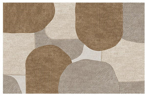 Unique Modern Rugs for Interior Design, Abstract Area Rugs for Living Room, Contemporary Abstract Rugs for Dining Room-ArtWorkCrafts.com