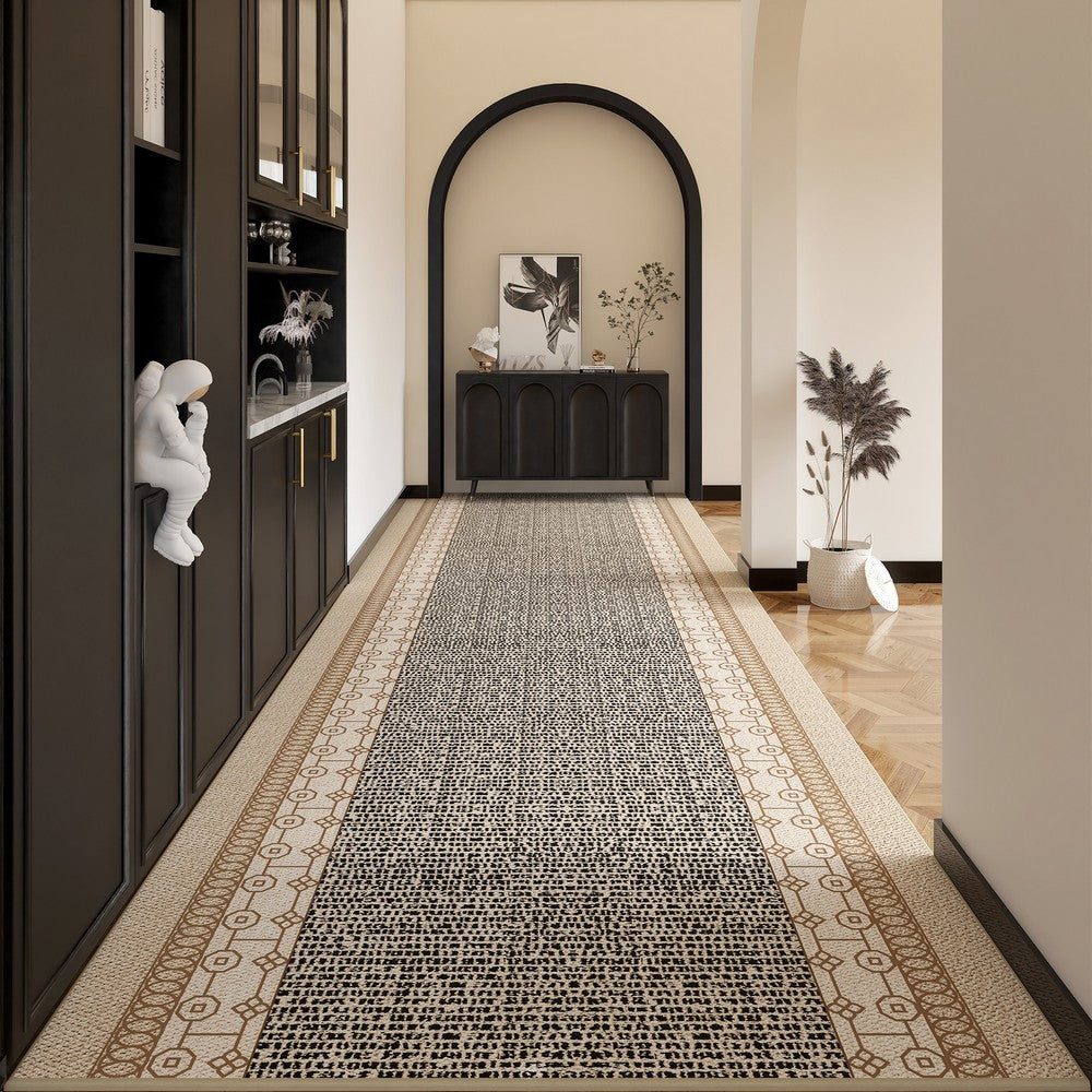 Non Slip Modern Long Hallway Runners, Extra Long Hallway Runners, Contepmorary Runner Rugs, Long Narrow Runner Rugs, Modern Entryway Runner Rug Ideas-ArtWorkCrafts.com