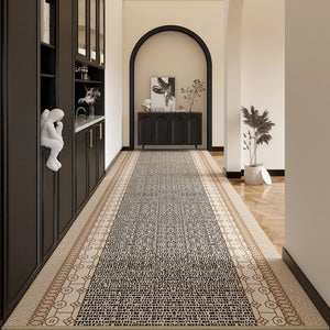 Non Slip Modern Long Hallway Runners, Extra Long Hallway Runners, Contepmorary Runner Rugs, Long Narrow Runner Rugs, Modern Entryway Runner Rug Ideas-ArtWorkCrafts.com