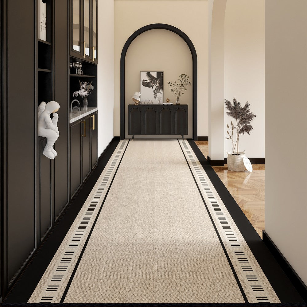 Long Narrow Runner Rugs, Easy Care Contemporary Modern Long Hallway Runners, Washable Entryway Runner Rug Ideas, Kitchen Runner Rugs, Entrance Hallway Runners-ArtWorkCrafts.com