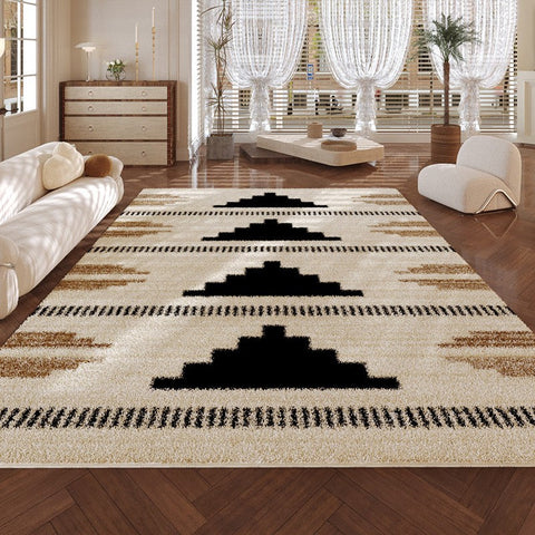 Kitchen Runner Rugs, Modern Runner Rugs Next to Bed, Bathroom Runner Rugs, Contemporary Runner Rugs for Living Room, Runner Rugs for Hallway-ArtWorkCrafts.com