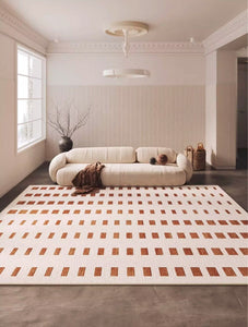 Modern Rug Ideas for Bedroom, Geometric Modern Rug Placement Ideas for Living Room, Contemporary Area Rugs for Dining Room-ArtWorkCrafts.com