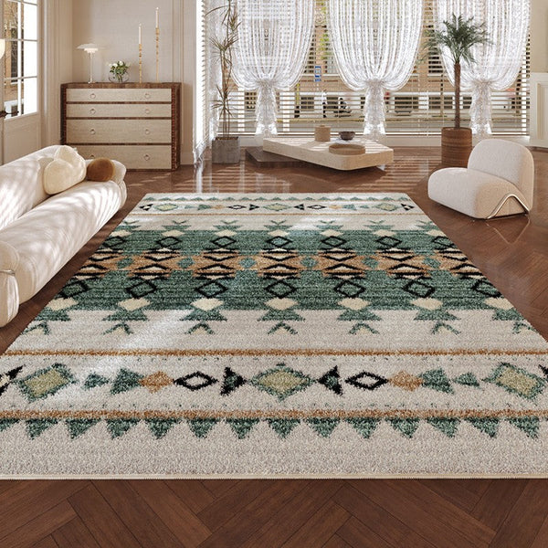 Modern Runner Rugs Next to Bed, Bathroom Runner Rugs, Contemporary Runner Rugs for Living Room, Kitchen Runner Rugs, Runner Rugs for Hallway-ArtWorkCrafts.com