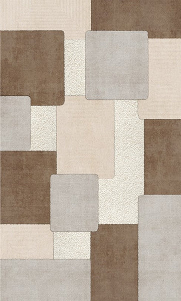 Large Contemporary Rugs for Dining Room, Bedroom Geometric Modern Area Rugs, Abstract Modern Rugs for Living Room-ArtWorkCrafts.com