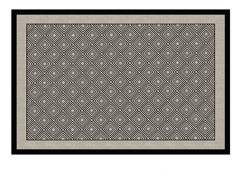 Mid Century Area Rugs for Living Room, Abstract Contemporary Rugs for Bedroom, Modern Carpets for Office, Dining Room Floor Rugs, Elegant Modern Area Rugs under Sofa-ArtWorkCrafts.com