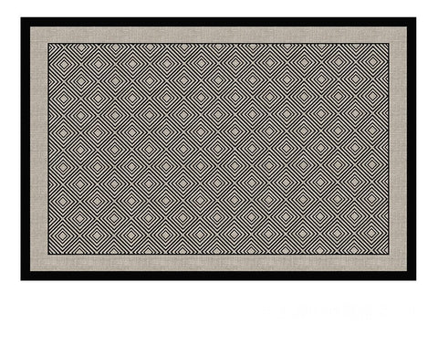 Mid Century Area Rugs for Living Room, Abstract Contemporary Rugs for Bedroom, Modern Carpets for Office, Dining Room Floor Rugs, Elegant Modern Area Rugs under Sofa-ArtWorkCrafts.com