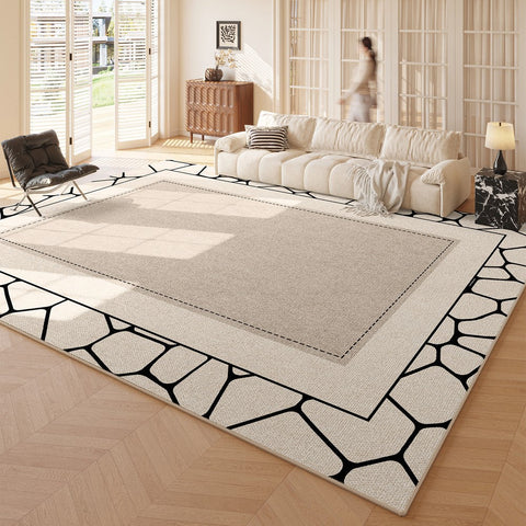 Large Modern Rugs in Living Room, Modern Rugs under Sofa, Modern Rugs for Office, Abstract Contemporary Rugs for Bedroom, Dining Room Floor Carpets-ArtWorkCrafts.com