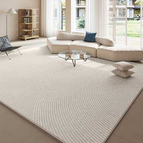 Modern Rug Ideas for Living Room, Contemporary Abstract Rugs for Dining Room, Simple Abstract Rugs for Living Room, Bedroom Floor Rugs-ArtWorkCrafts.com