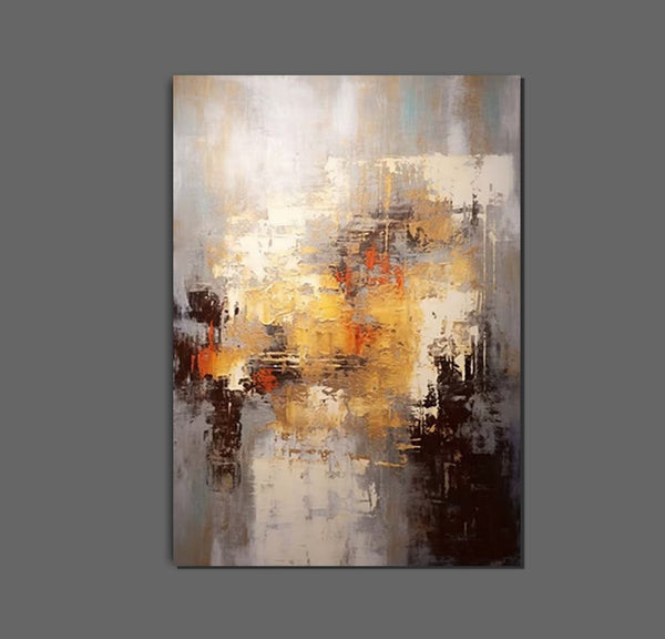 Simple Modern Art, Wall Art Paintings, Buy Paintings Online, Simple Abstract Painting, Large Paintings for Bedroom, Bedroom Wall Art Paintings-ArtWorkCrafts.com