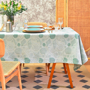 Modern Dining Room Table Cloths, Farmhouse Table Cloth, Wedding Tablecloth, Square Tablecloth for Round Table, Cotton Rectangular Table Covers for Kitchen-ArtWorkCrafts.com