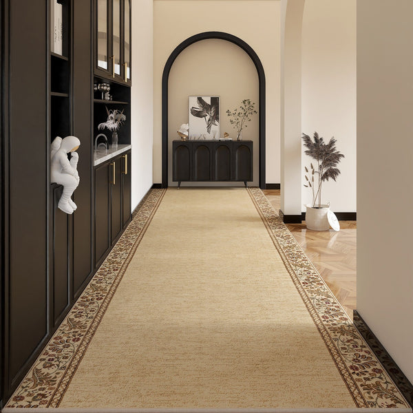 Extra Long Hallway Runners, Traditional Persian Long Narrow Runner Rugs, Non Slip Entrance Runner Rugs, Washable Entryway Runner Rug Ideas, Kitchen Runner Rugs-ArtWorkCrafts.com