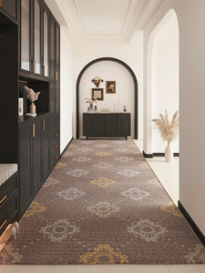 Entrance Hallway Runners, Modern Long Hallway Runners, Extra Long Narrow Runner Rugs, Washable Kitchen Runner Rugs, Easy Care Contemporary Entryway Runner Rug Ideas-ArtWorkCrafts.com