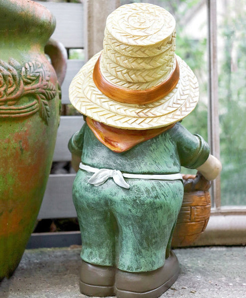 Garden Courtyard Ornament, Large Resin Garden Figure Statues, Unique Garden Flowerpots, Villa Outdoor Decor Gardening Ideas, Modern Garden Sculptures-ArtWorkCrafts.com