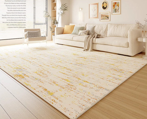 Washable Kitchen Area Rugs, Contemporary Rugs for Living Room, Large Modern Rugs for Dining Room, Modern Rugs Next to Bed-ArtWorkCrafts.com