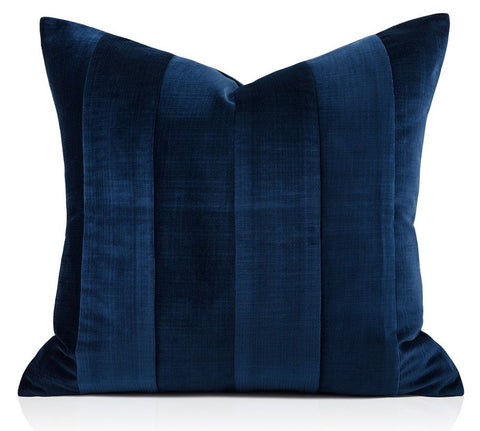 Blue Modern Pillows for Couch, Abstract Decorative Throw Pillows for Living Room, Large Modern Sofa Pillow Cases, Modern Decorative Pillow Covers-ArtWorkCrafts.com