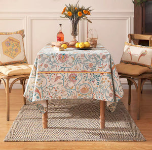 Outdoor Picnic Tablecloth, Large Modern Rectangle Tablecloth Ideas for Dining Room Table, Rustic Farmhouse Table Cover, Square Tablecloth for Round Table-ArtWorkCrafts.com