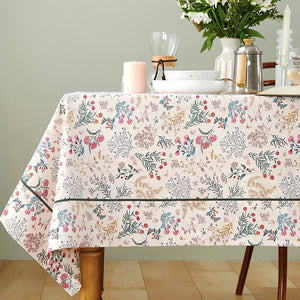 Large Rectangle Tablecloth for Dining Room Table, Rustic Table Covers for Kitchen, Country Farmhouse Tablecloth, Square Tablecloth for Round Table-ArtWorkCrafts.com