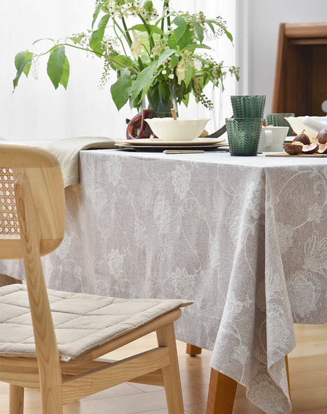 Rustic Table Covers for Kitchen, Country Farmhouse Tablecloth, Square Tablecloth for Round Table, Large Rectangle Tablecloth for Dining Room Table-ArtWorkCrafts.com