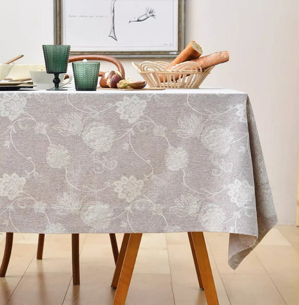 Rustic Table Covers for Kitchen, Country Farmhouse Tablecloth, Square Tablecloth for Round Table, Large Rectangle Tablecloth for Dining Room Table-ArtWorkCrafts.com