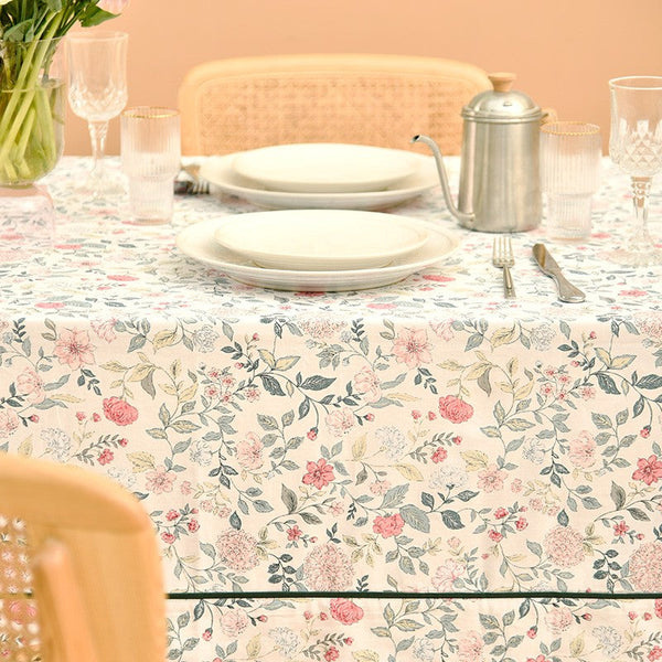 Country Farmhouse Tablecloth, Rustic Table Covers for Kitchen, Large Rectangle Tablecloth for Dining Room Table, Square Tablecloth for Round Table-ArtWorkCrafts.com