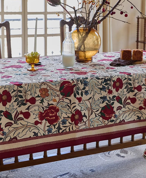 Oversied Modern Rectangular Tablecloth for Dining Room Table, Square Tablecloth for Kitchen, Extra Large Table Covers for Round Table-ArtWorkCrafts.com