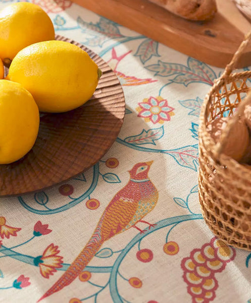 Outdoor Picnic Tablecloth, Large Modern Rectangle Tablecloth Ideas for Dining Room Table, Rustic Farmhouse Table Cover, Square Tablecloth for Round Table-ArtWorkCrafts.com