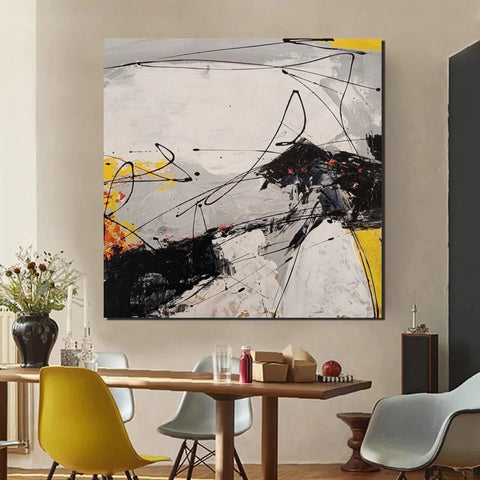 Extra Large Abstract Paintings on Canvas, Hand Painted Abstract Painting, Bedroom Wall Art Ideas, Simple Painting Ideas for Bedroom-ArtWorkCrafts.com