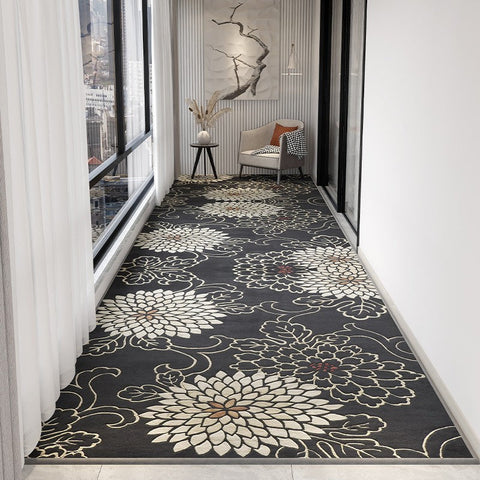 Extra Long Narrow Runner Rugs, Entrance Hallway Runners, Washable Kitchen Runner Rugs, Modern Long Hallway Runners, Easy Care Contemporary Entryway Runner Rug Ideas-ArtWorkCrafts.com