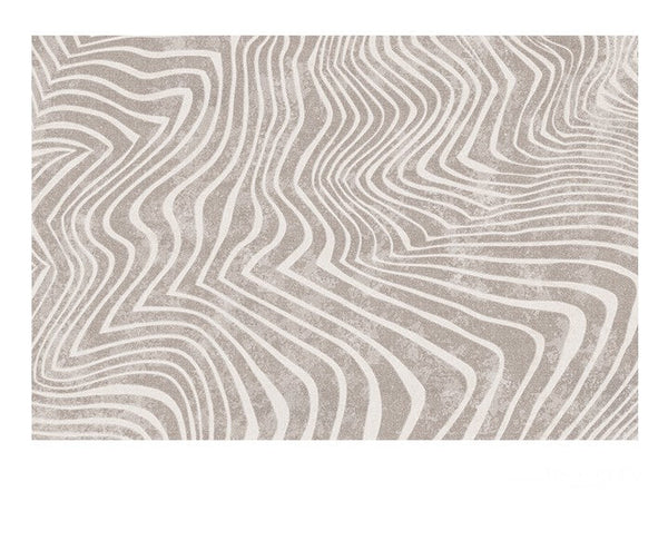 Modern Carpets for Office, Dining Room Floor Rugs, Stripe Area Rugs under Sofa, Mid Century Area Rugs for Living Room, Abstract Contemporary Rugs for Bedroom-ArtWorkCrafts.com