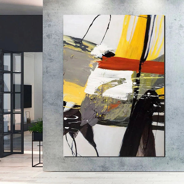 Extra Large Paintings for Living Room, Modern Abstract Art for Bedroom, Abstract Acrylic Wall Painting, Simple Painting Ideas, Hand Painted Wall Painting-ArtWorkCrafts.com
