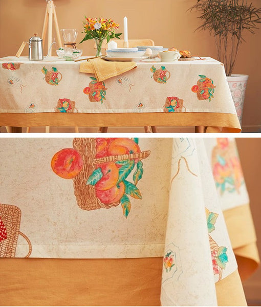 Extra Large Modern Table Cloths for Dining Room, Kitchen Rectangular Table Covers, Square Tablecloth for Round Table, Wedding Tablecloth, Farmhouse Cotton Table Cloth-ArtWorkCrafts.com