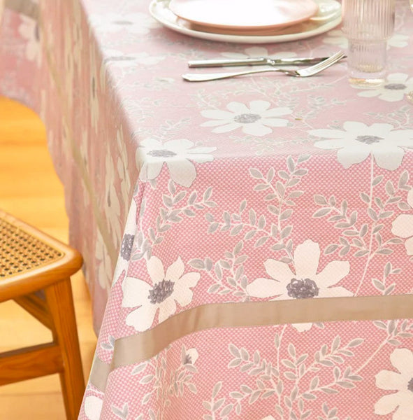 Kitchen Rectangular Table Covers, Square Tablecloth for Round Table, Modern Table Cloths for Dining Room, Farmhouse Cotton Table Cloth, Wedding Tablecloth-ArtWorkCrafts.com