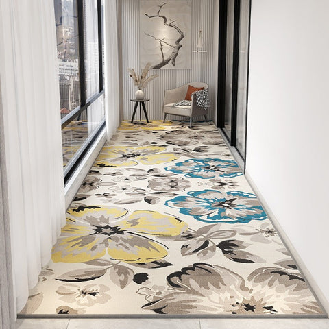 Washable Kitchen Runner Rugs, Entryway Runner Rug Ideas, Modern Long Hallway Runners, Extra Long Narrow Runner Rugs, Bedside Long Runner Rugs-ArtWorkCrafts.com