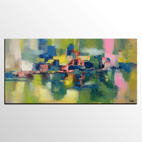 Large Canvas Art, Abstract Painting for Sale, Bedroom Canvas Art, Custom Acrylic Art Painting-ArtWorkCrafts.com