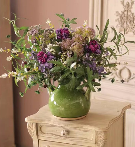 Beautiful Flower Arrangement Ideas for Interior Design, Large Bunch of Flowers for Bedroom, Faux Silk Floral Table Centerpiece, Artificial Floral for Living Room-ArtWorkCrafts.com