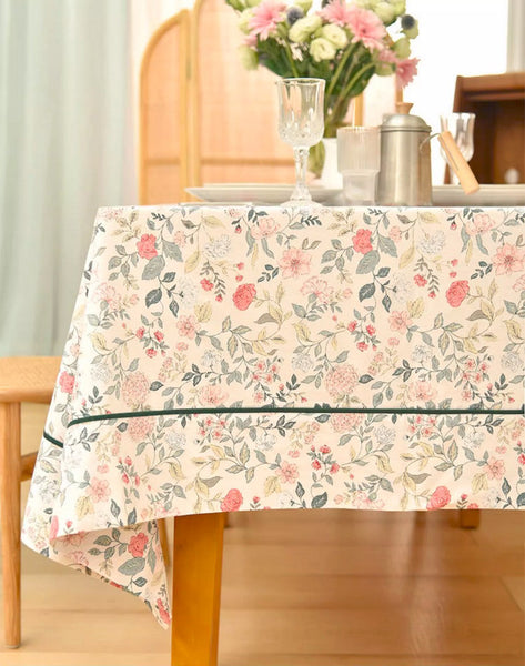 Country Farmhouse Tablecloth, Rustic Table Covers for Kitchen, Large Rectangle Tablecloth for Dining Room Table, Square Tablecloth for Round Table-ArtWorkCrafts.com