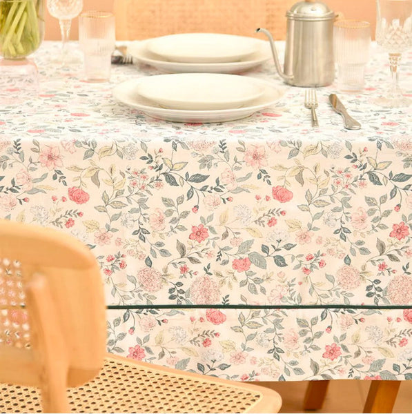 Country Farmhouse Tablecloth, Rustic Table Covers for Kitchen, Large Rectangle Tablecloth for Dining Room Table, Square Tablecloth for Round Table-ArtWorkCrafts.com