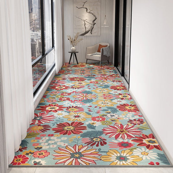 Modern Long Hallway Runners, Extra Long Narrow Runner Rugs, Kitchen Runner Rugs, Washable Entryway Runner Rug Ideas, Bedside Long Runner Rugs-ArtWorkCrafts.com