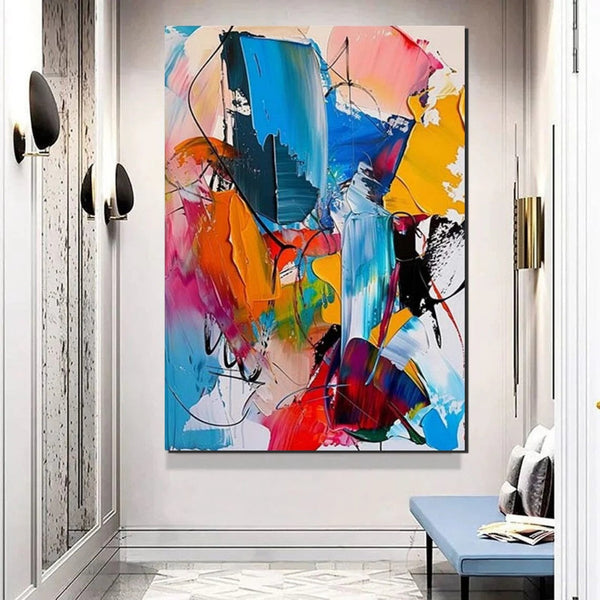 Acrylic Painting for Living Room, Hand Painted Acrylic Painting, Extra Large Wall Art Painting, Modern Contemporary Abstract Artwork, Buy Paintings Online-ArtWorkCrafts.com