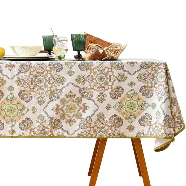 Large Rectangle Tablecloth for Dining Room Table, Rectangular Table Covers for Kitchen, Square Tablecloth for Coffee Table, Farmhouse Table Cloth, Wedding Tablecloth-ArtWorkCrafts.com