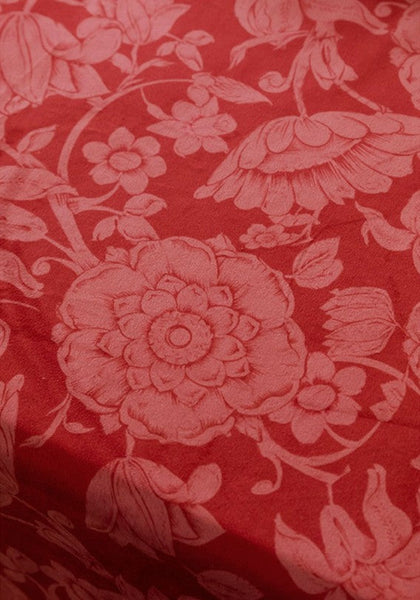 Christmas Table Cloth, Wedding Tablecloth, Red Flower Pattern Tablecloth for Home Decoration, Rectangle Tablecloth for Dining Room Table, Square Tablecloth-ArtWorkCrafts.com