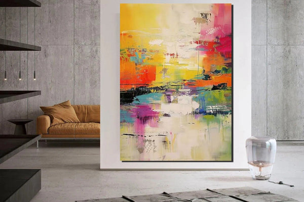 Hand Painted Acrylic Painting, Acrylic Painting for Living Room, Extra Large Wall Art Painting, Modern Contemporary Abstract Artwork, Buy Paintings Online-ArtWorkCrafts.com