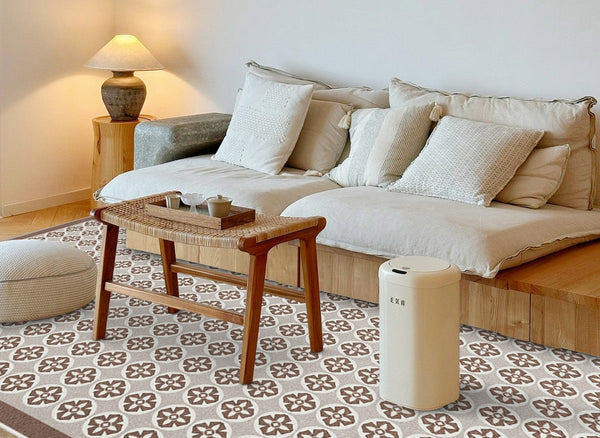 Mid Century Contemporary Modern Rugs for Living Room, Modern Rug Placement Ideas for Dining Room, Large Modern Rugs for Bedroom-ArtWorkCrafts.com