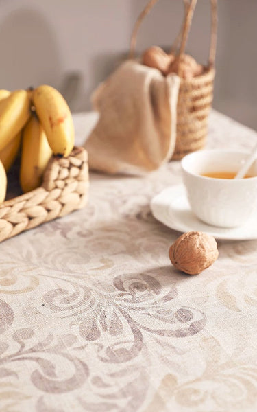 Rustic Farmhouse Table Cover for Kitchen, Outdoor Picnic Tablecloth, Large Modern Rectangle Tablecloth Ideas for Dining Room Table, Square Tablecloth for Round Table-ArtWorkCrafts.com