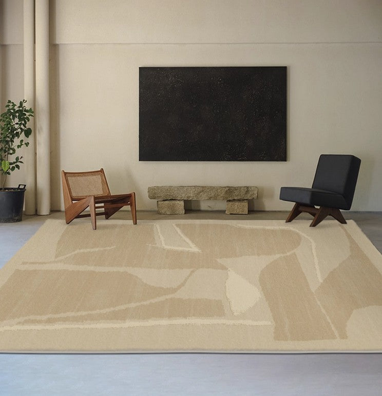 Large Area Rugs for Office, Modern Area Rug for Living Room, Bedroom Modern Soft Rugs, Contemporary Rugs for Dining Room-ArtWorkCrafts.com